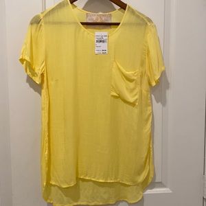 Lightweight yellow women’s blouse